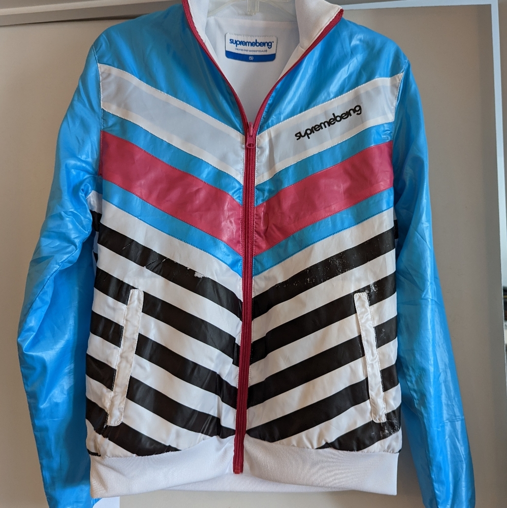 Supremebeing Impala Track Jacket Neon Blue (Reversible) - Neon Blue/Small